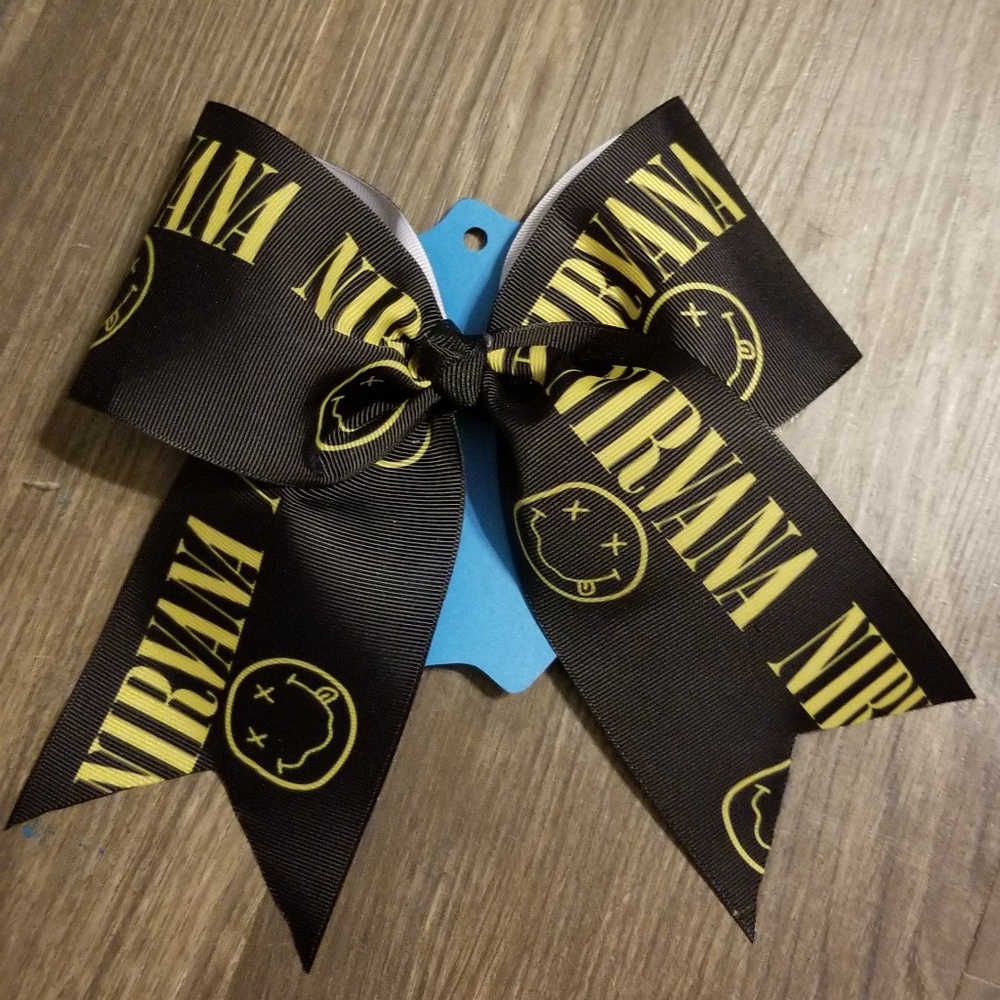 Nirvana cheer bow